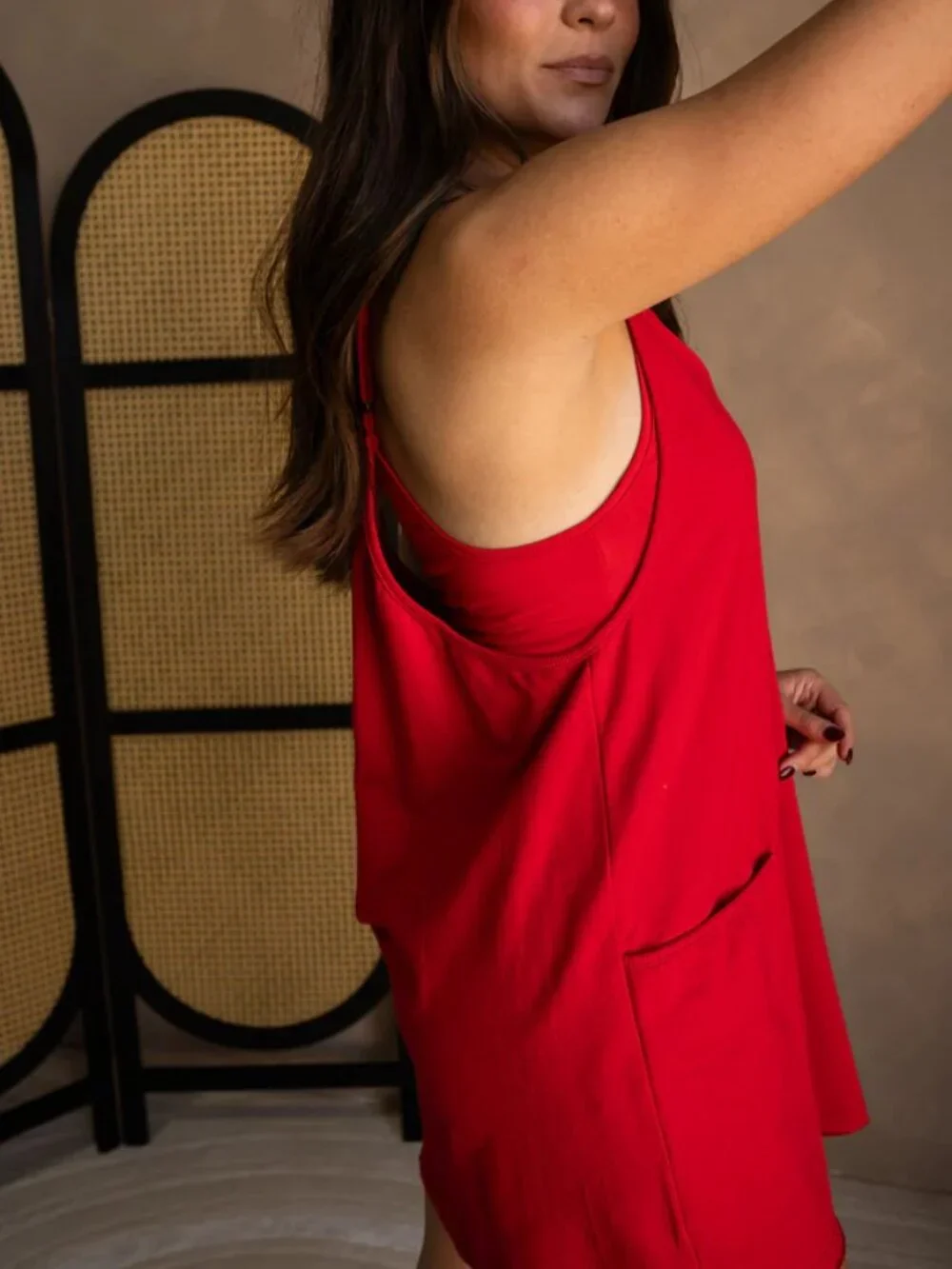 LISTICLE Mini Dress Romper - Picture 4 of 9